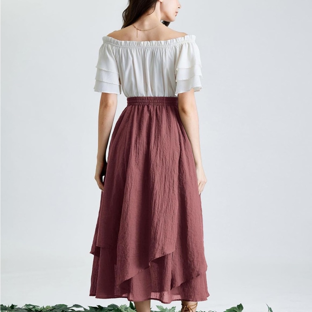 Scarlet Darkness Women Renaissance High Waist Skirt 2XL - Picture 3 of 10